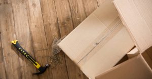 packing moving boxes