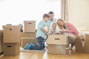 Family packing boxes