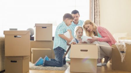 Family packing boxes